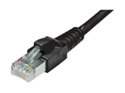 Dätwyler IT Infra Patchkabel RJ-45 - RJ-45, Cat 6A, S/FTP, 0.5 m, Schwarz