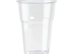 Duni Einwegbecher 250 ml, 50 Stück, Transparent