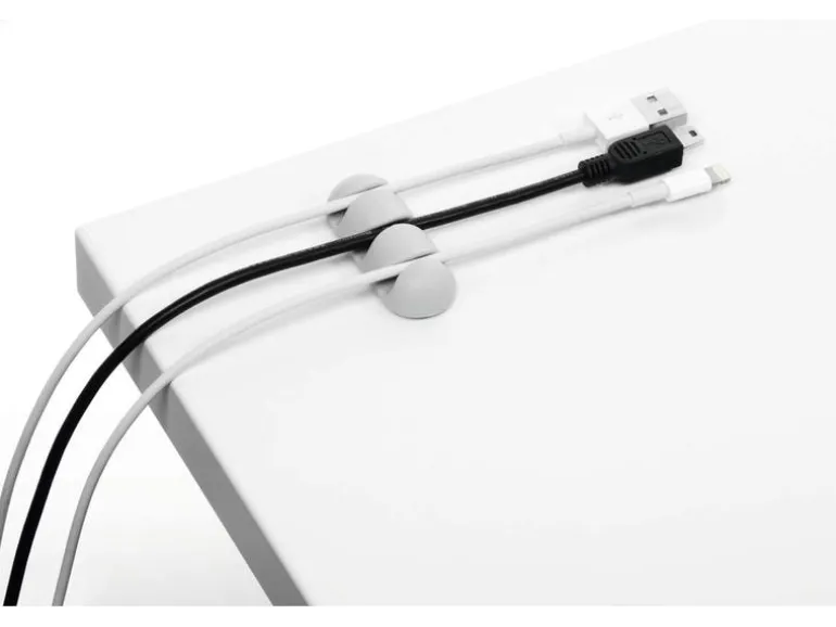 DURABLE Kabel-Clip Cavoline Clip Mix, 7 Stück, Grau