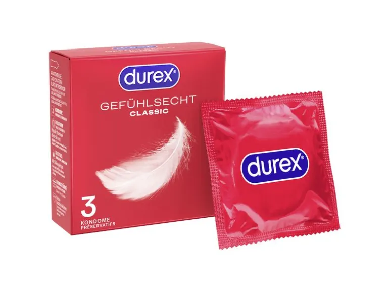 Durex Kondome Gefühlsecht Classic 3 Stück