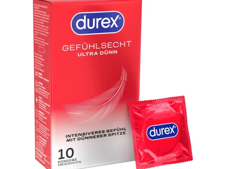 Durex Kondome Gefühlsecht Ultra Dünn 10 Stück