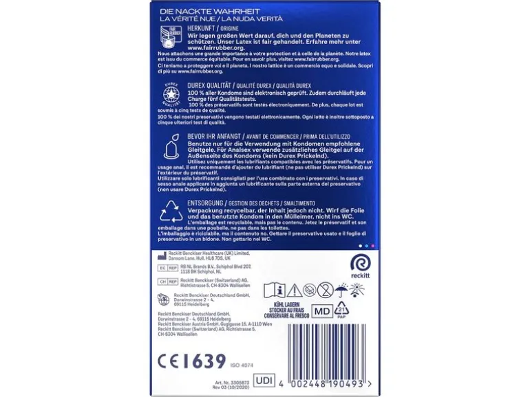 Durex Kondome Intense Orgasmic 10 Stück