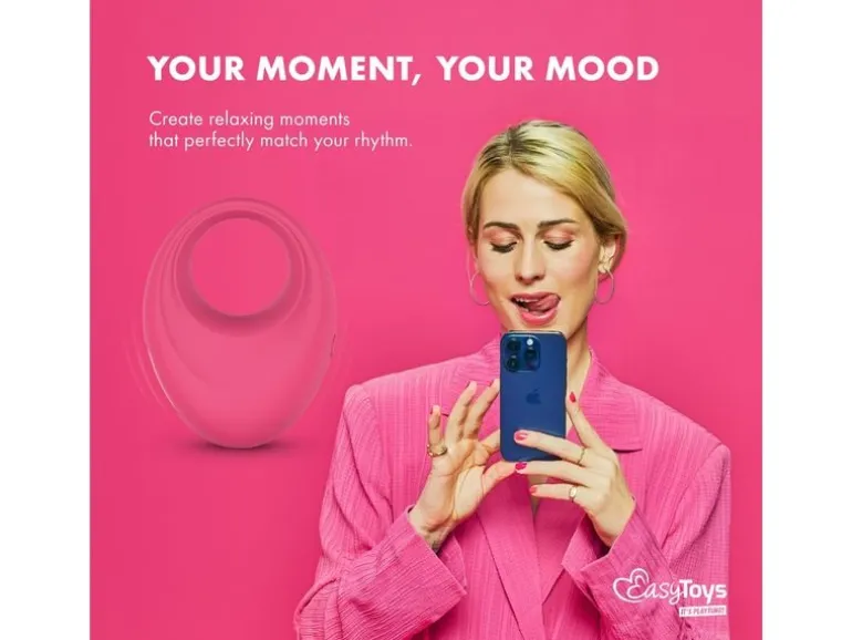 EasyConnect EasyConnect VibrationsPenisring Leo, appgesteuert Rosa