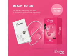 EasyConnect EasyConnect VibrationsPenisring Leo, appgesteuert Rosa
