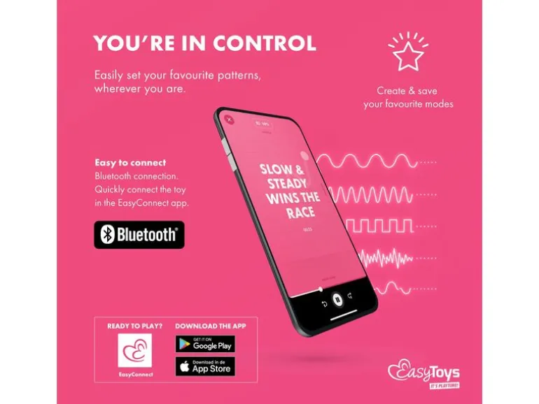 EasyConnect EasyConnect VibrationsPenisring Leo, appgesteuert Rosa