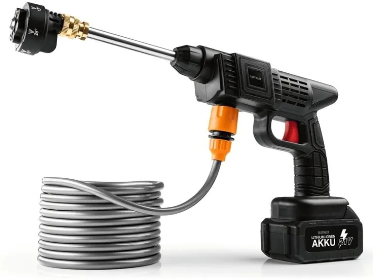 EASYmaxx Akku-Hochdruckreiniger 21 V, Schwarz