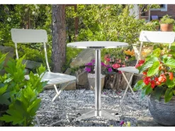 EASYmaxx Bartisch klappbar, 115 x 60 cm, Silber