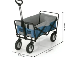 EASYmaxx Bollerwagen 100 x 50 x 61 cm