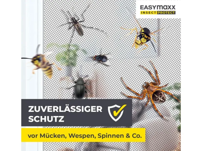 EASYmaxx Fliegengitter Magic Click 1.5 x 1.3 m