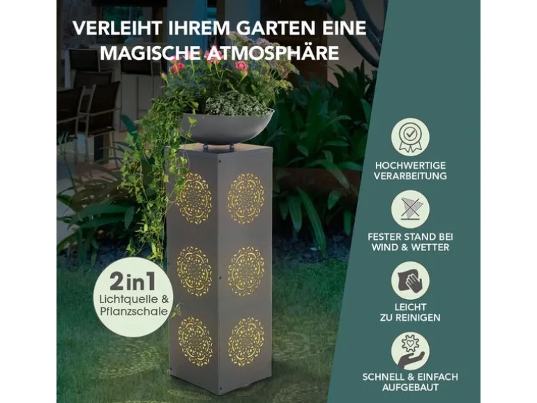 EASYmaxx LED-Dekosäule Mandala, Aufbauset