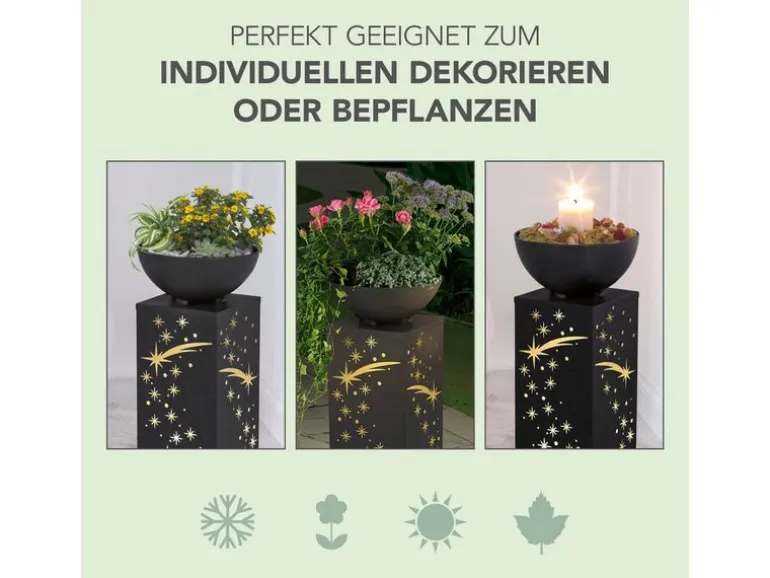 EASYmaxx LED-Dekosäule Sternschnuppe, Aufbauset