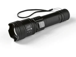EASYmaxx Taschenlampe wiederaufladbar 3.7 V schwarz inkl. USB-Kabel