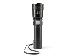 EASYmaxx Taschenlampe wiederaufladbar 3.7 V schwarz inkl. USB-Kabel