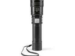 EASYmaxx Taschenlampe wiederaufladbar 3.7 V schwarz inkl. USB-Kabel