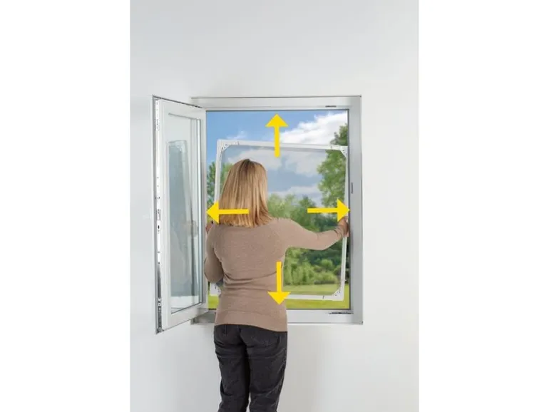EASYmaxx Teleskop Insektenschutzgitter Weiss