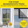 EASYmaxx Tür-Moskitonetz Strong Click, 100 x 210 cm, schwarz
