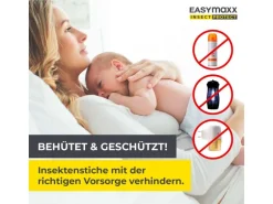 EASYmaxx Tür-Moskitonetz Strong Click, 100 x 210 cm, schwarz