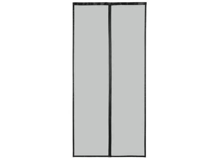 EASYmaxx Tür-Moskitonetz Strong Click, 100 x 210 cm, schwarz