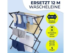 EASYmaxx Wäscheständer 12 m