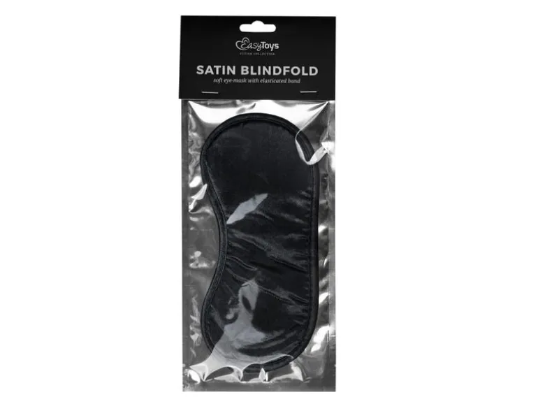 Easytoys Fetish Collection Augenmaske aus Satin Schwarz