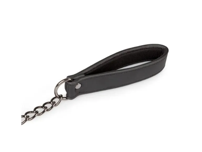 Easytoys Fetish Collection Fetisch Halsband mit Leine Schwarz