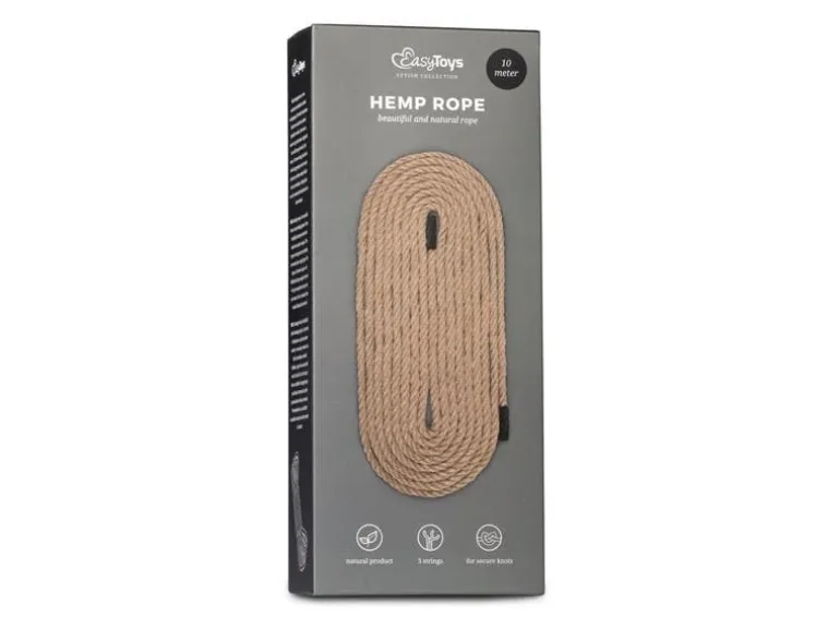 Easytoys Fetish Collection Hanf Bondage Seil Braun 10 m
