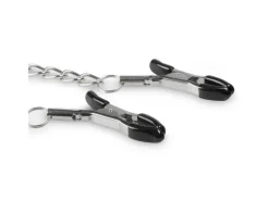 Easytoys Fetish Collection Klassische Nippelklemmen mit Kette Silber