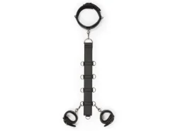 Easytoys Fetish Collection Nacken und Handgelenksfesseln Schwarz