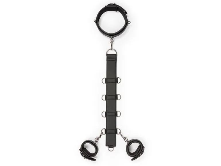 Easytoys Fetish Collection Nacken und Handgelenksfesseln Schwarz