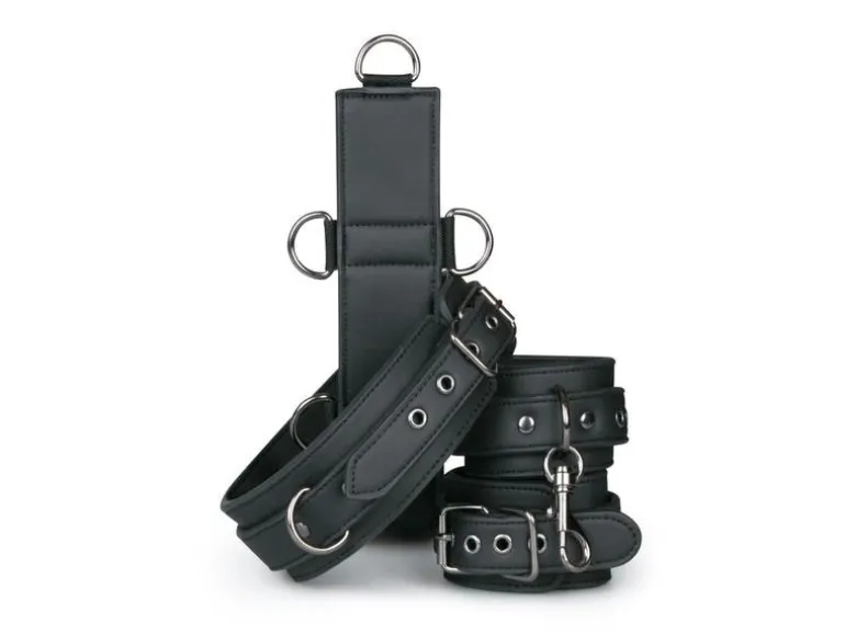 Easytoys Fetish Collection Nacken und Handgelenksfesseln Schwarz