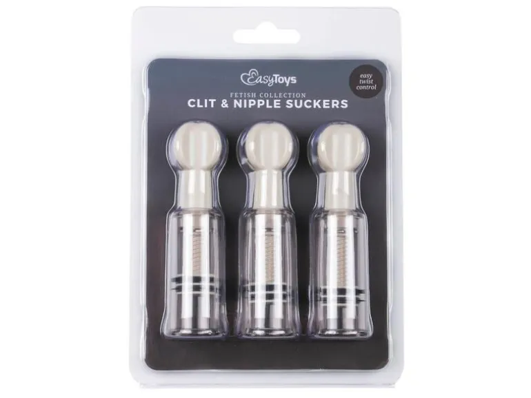 Easytoys Fetish Collection Nippel und Klitorissauger 3-teiliges Set