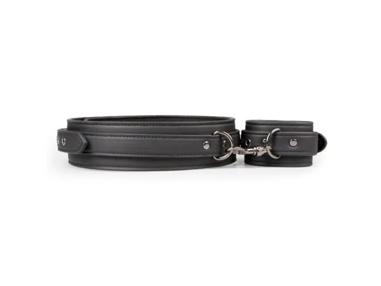 Easytoys Fetish Collection Thigh und Wrist Cuff Set Schwarz