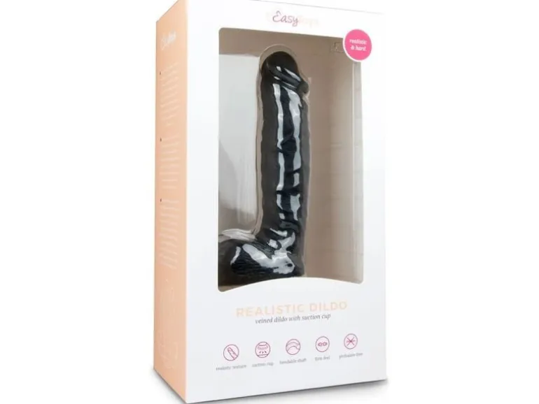 Easytoys Realistischer Dildo 22.5 cm Schwarz