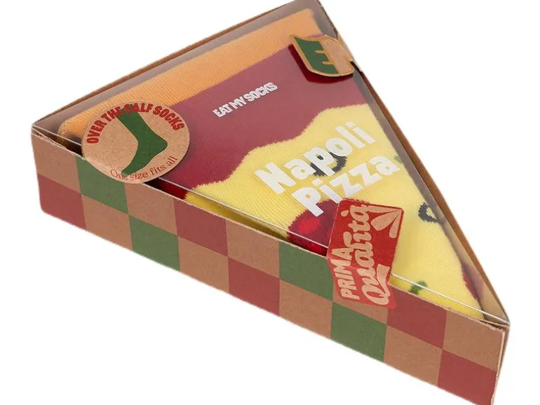 EatMySocks Socken Napoli Pizza 1 Paar, One Size