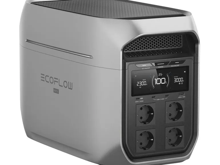EcoFlow Power Station Delta 3 Max Plus 3000 W Silber, 2048 Wh