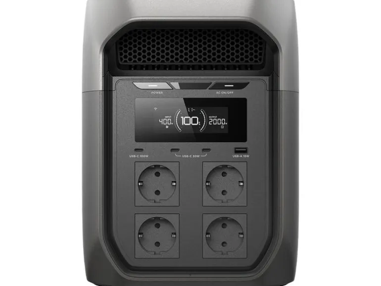 EcoFlow Power Station Delta 3 Max Schwarz, 2048 Wh