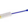 Edi Baur Flaschenbürste mit Schwammkopf, Blau/Weiss/Gelb