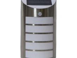 EGLO Leuchten Gartenlicht Solarleuchte mit Sensor Silber