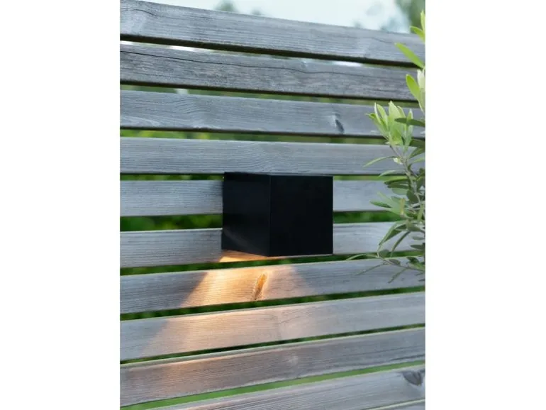 EGLO Leuchten Gartenlicht Solar Wandleuchte Schwarz