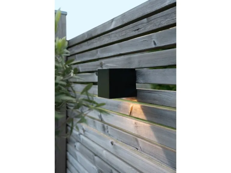 EGLO Leuchten Gartenlicht Solar Wandleuchte Schwarz