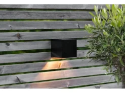 EGLO Leuchten Gartenlicht Solar Wandleuchte Schwarz