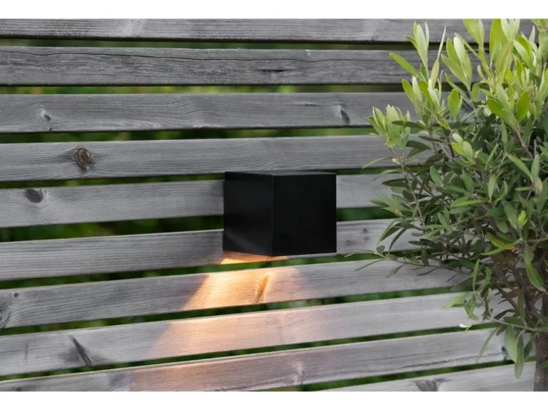 EGLO Leuchten Gartenlicht Solar Wandleuchte Schwarz