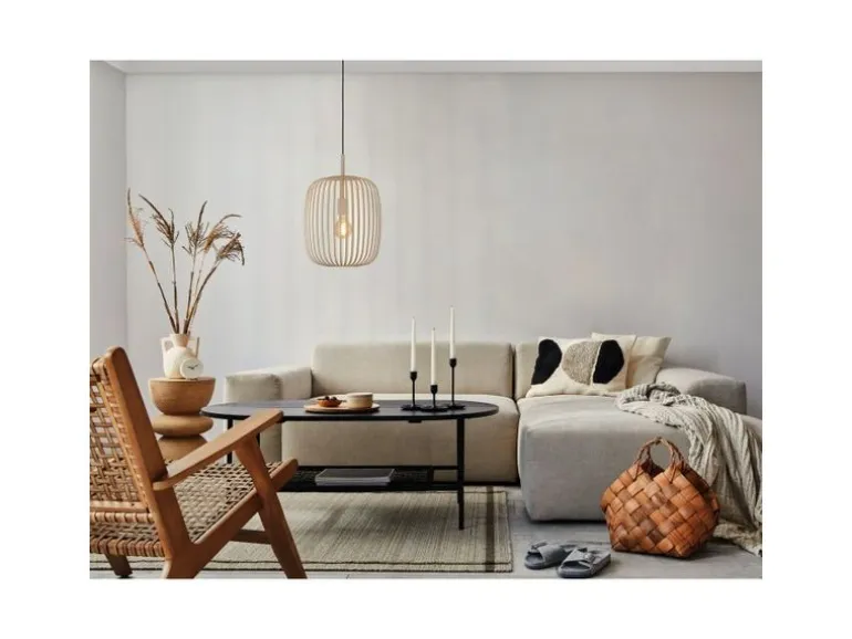 EGLO Leuchten Pendelleuchte ROMAZZINA beige E27