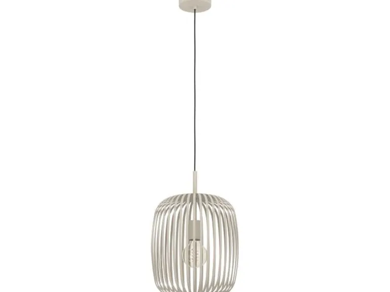 EGLO Leuchten Pendelleuchte ROMAZZINA beige E27