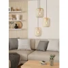 EGLO Leuchten Pendelleuchte ROMAZZINA beige exkl. E27 3x40W