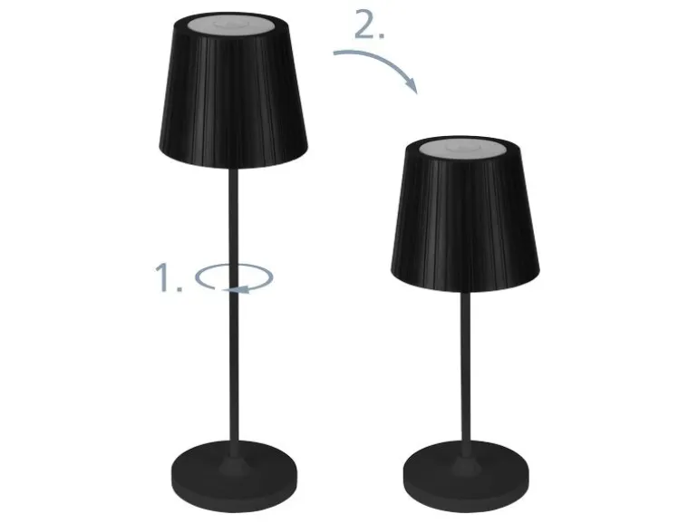 EGLO Leuchten Tischleuchte CABOZO Schwarz
