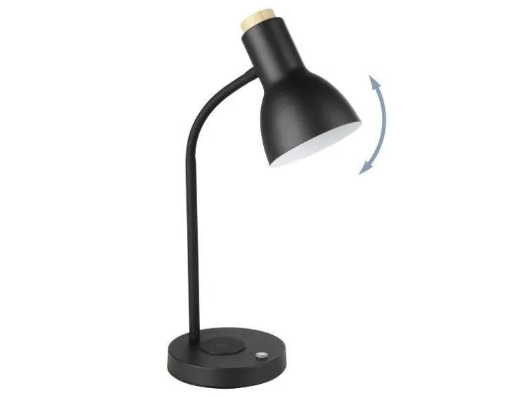EGLO Leuchten Tischleuchte VERADAL-QI LED 5.5W 3000K Schwarz