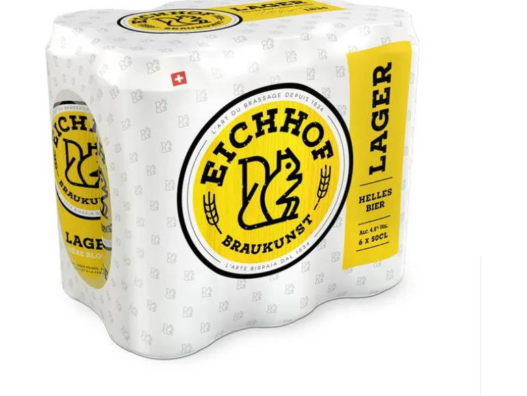 Eichhof Bier Lager 4.8% 6 x 0.5 l