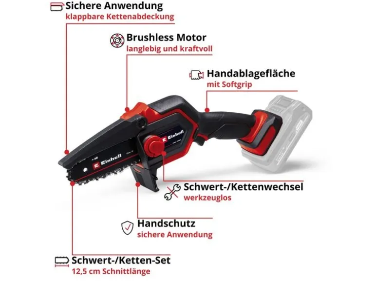 Einhell Akku-Kettensäge GE-PS 18/15 Li BL-Solo