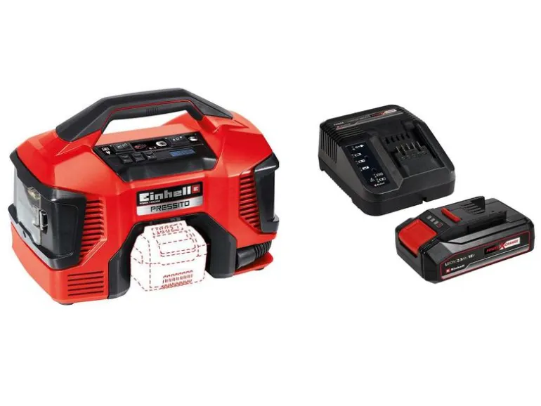 Einhell Akku-Kompressor Hybrid Pressito Kit